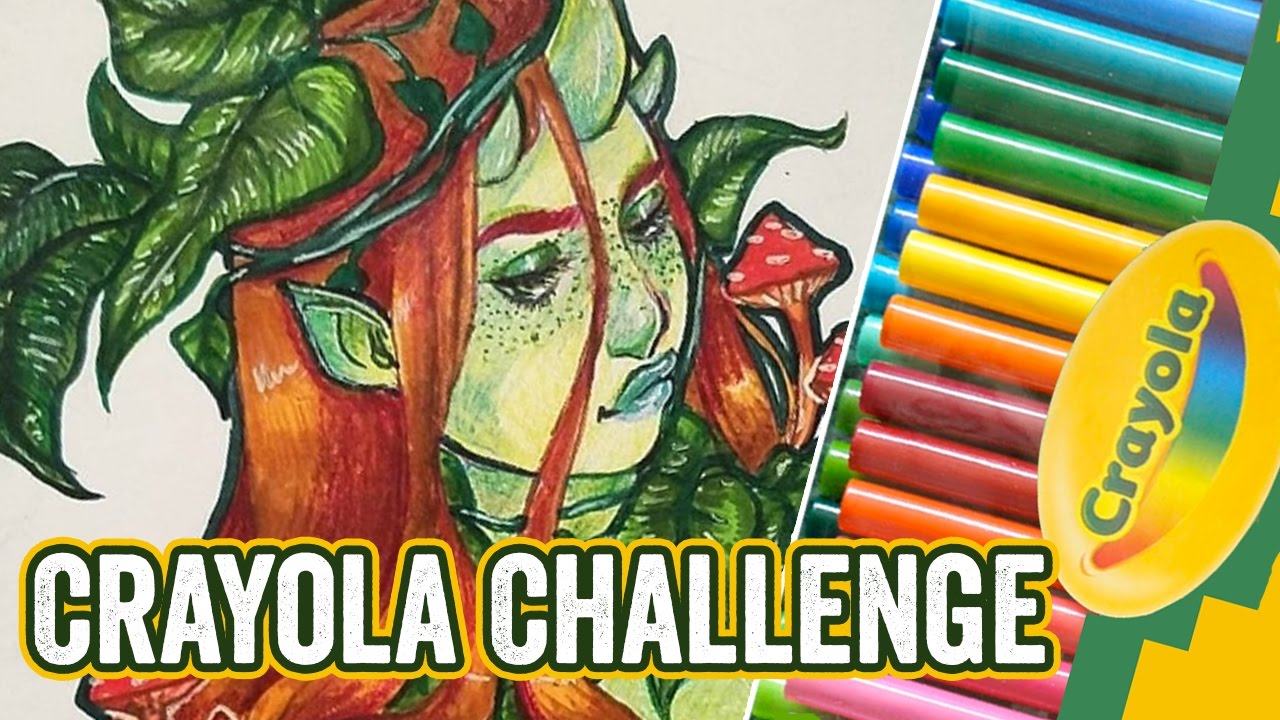 ★CRAYOLA CHALLENGE★ Making an illustration using Crayola products!