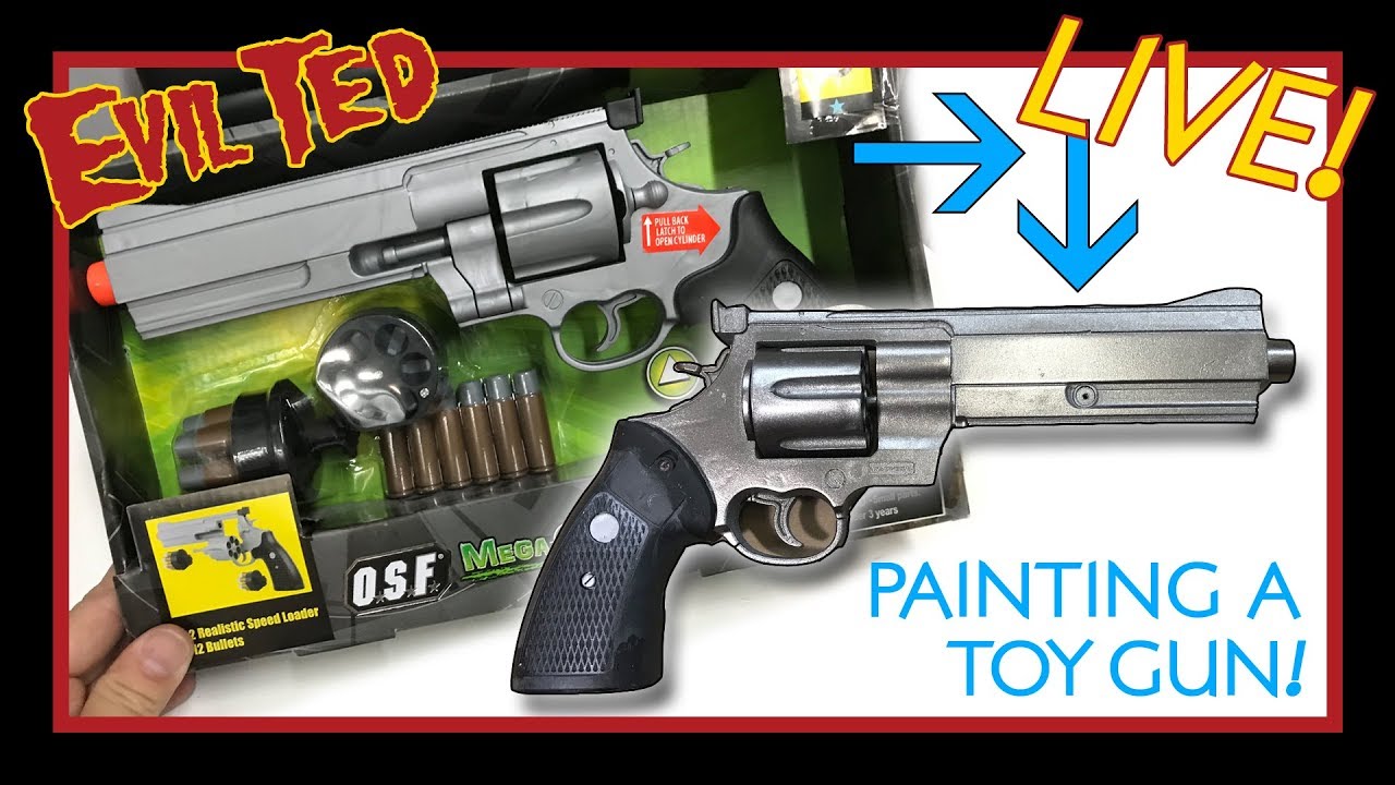 Evil Ted Live: Painting a Toy gun