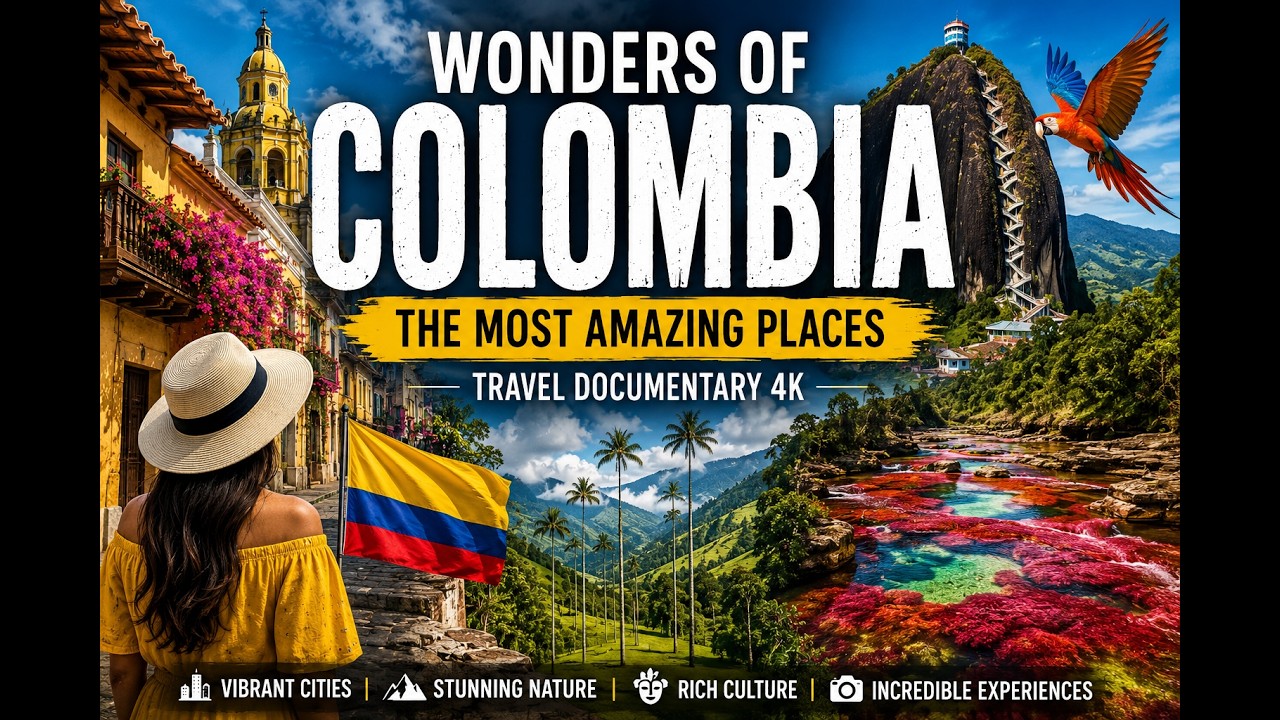 Wonders of Colombia | The Most Amazing Places to Visit in Colombia | Travel Documentary 4K
