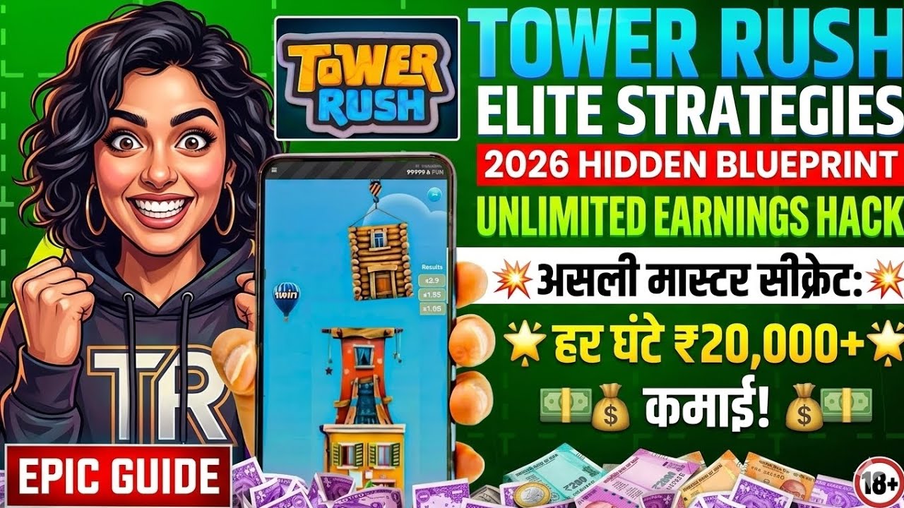 Tower Rush Game Kaise Khele Tower Rush Game Real Or Fake?😱 | Tower Rush Game Withdrawal Proof