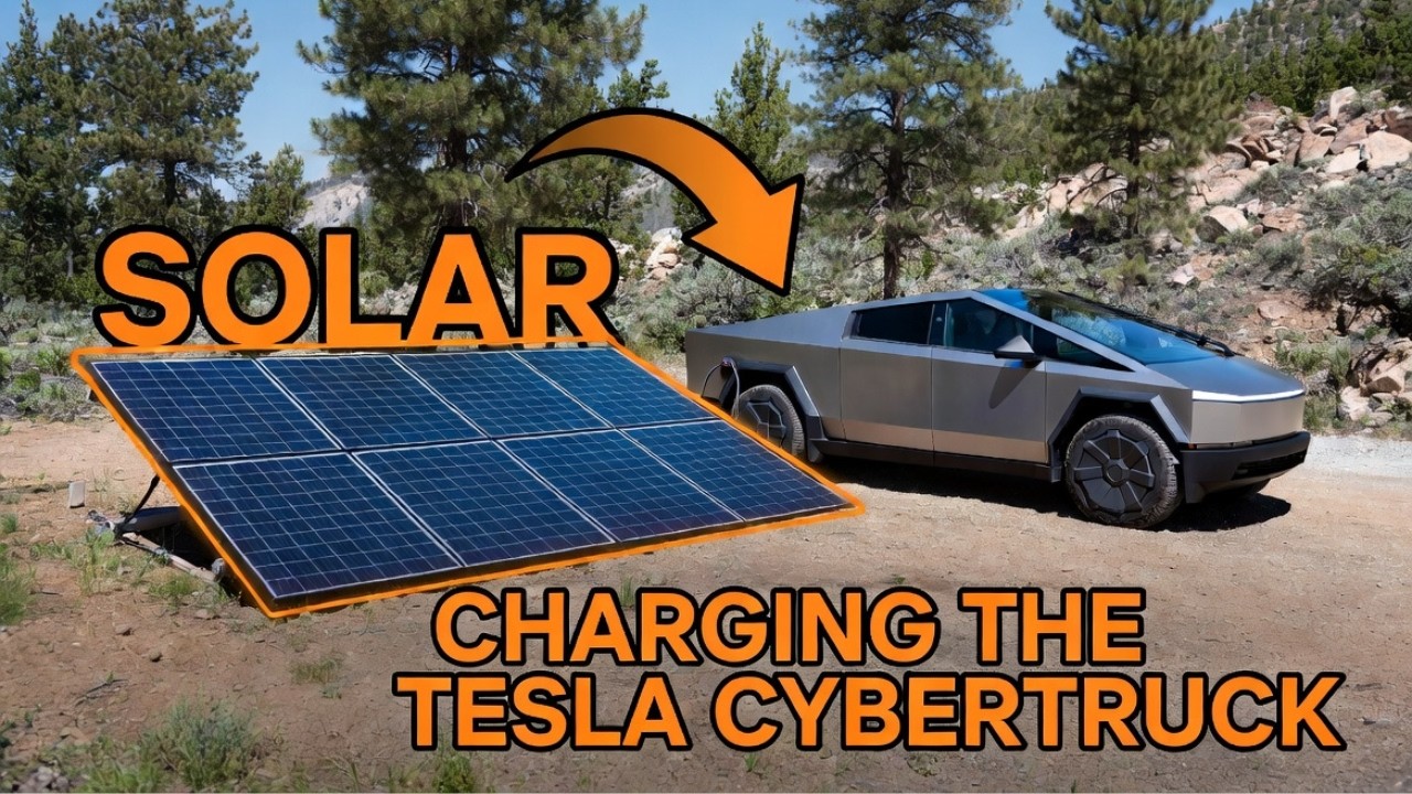 SOLAR Charging Tesla CYBERTRUCK