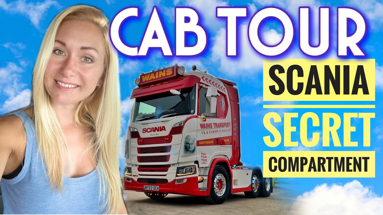 ЭКСКУРСИЯ ПО КАБИНЕ | СЕКРЕТНЫЙ отсек Scania | следующее поколение 500S