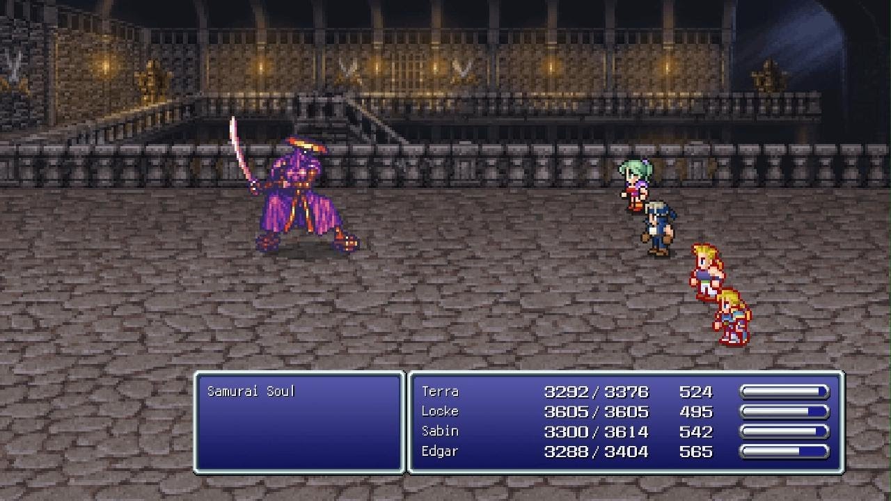 FINAL FANTASY VI Master's Scroll Location - Unlock 4x Attack Per Turn