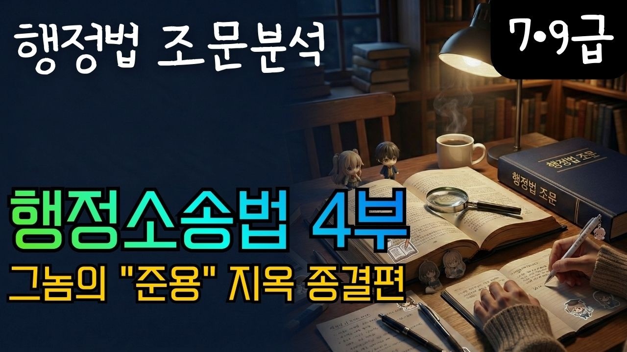 [행정법 조문특강] 4-4 행정소송법  4부