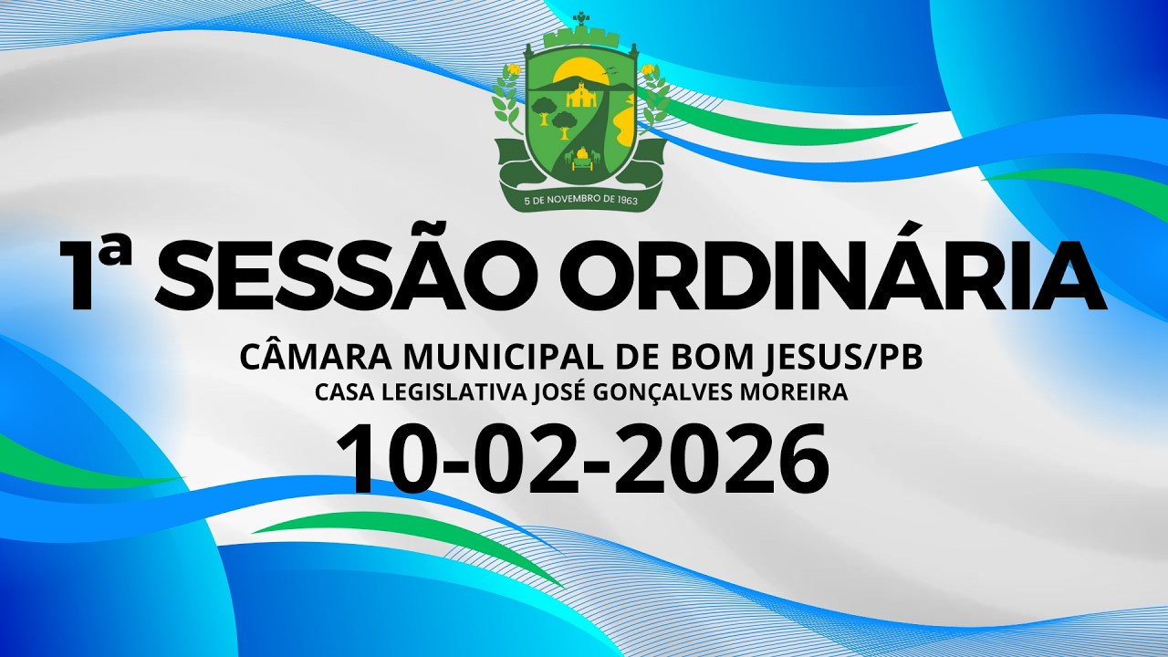 1ª Sessão Ordinária da 15ª Legislatura 1º Período Legislativo