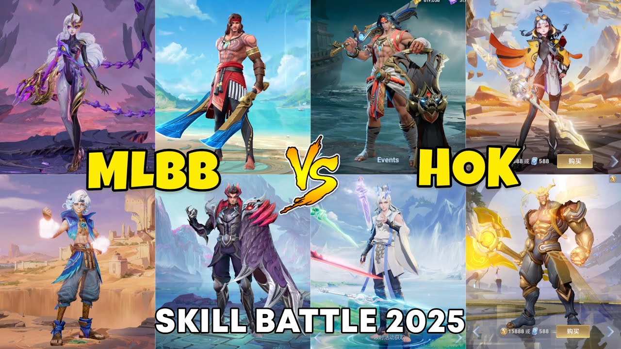 MLBB vs HOK Skill Comparison 2025 | Ultra HD Heroes