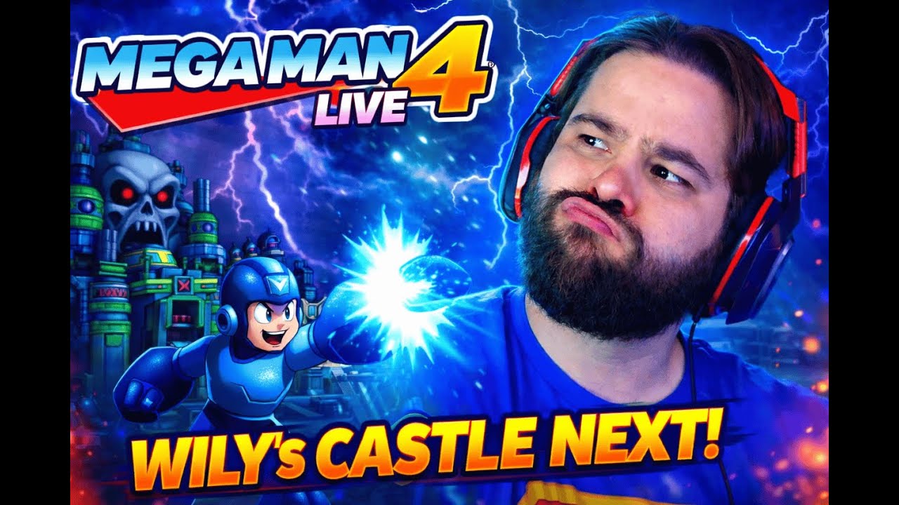 [Live VOD] FIRST MEGA MAN 4 RUN | WILY'S CASTLE I'M COMING FOR YOU!