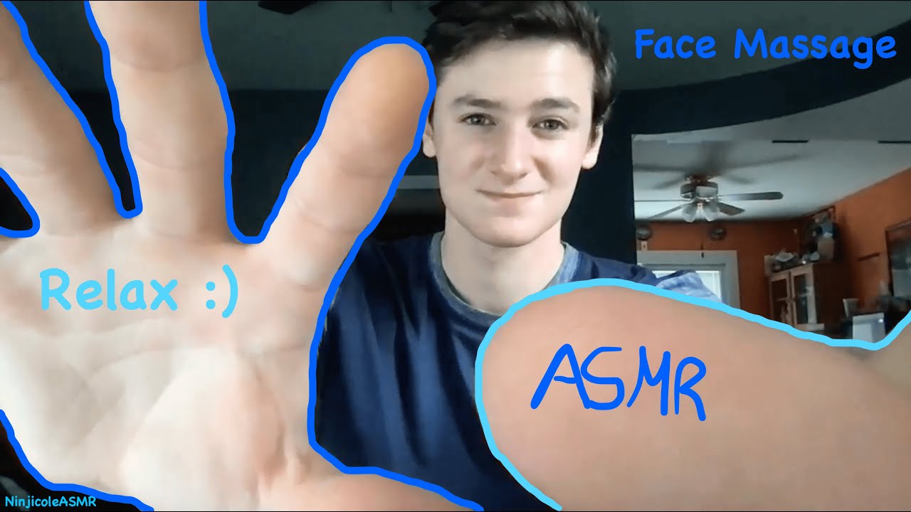 ASMR | Relaxing Head+Face Massage | Soft Spoken Ramble | Lo-Fi
