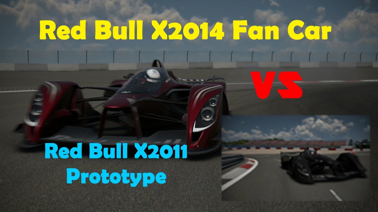 GT6 HD Red Bull X2014 Fan Car vs X2011 Prototype