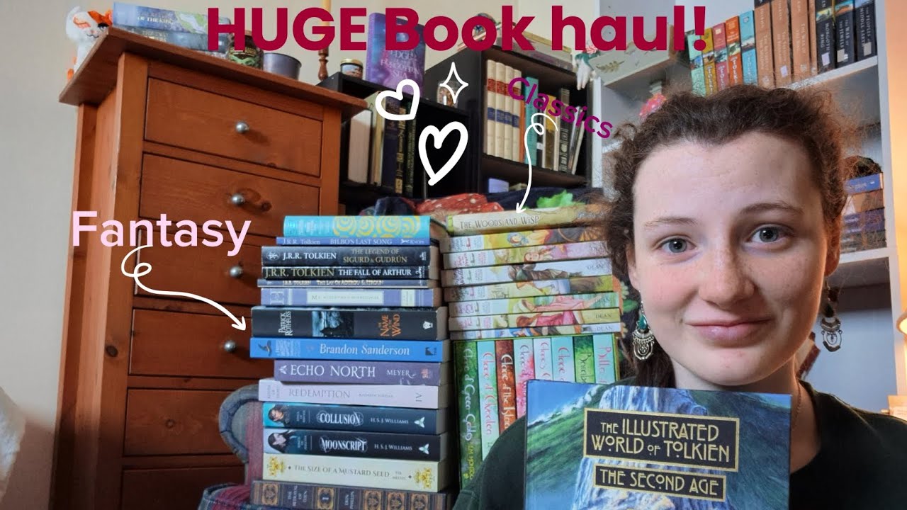 HUGE Book haul!! Lots of fantasy ⚔️✨️