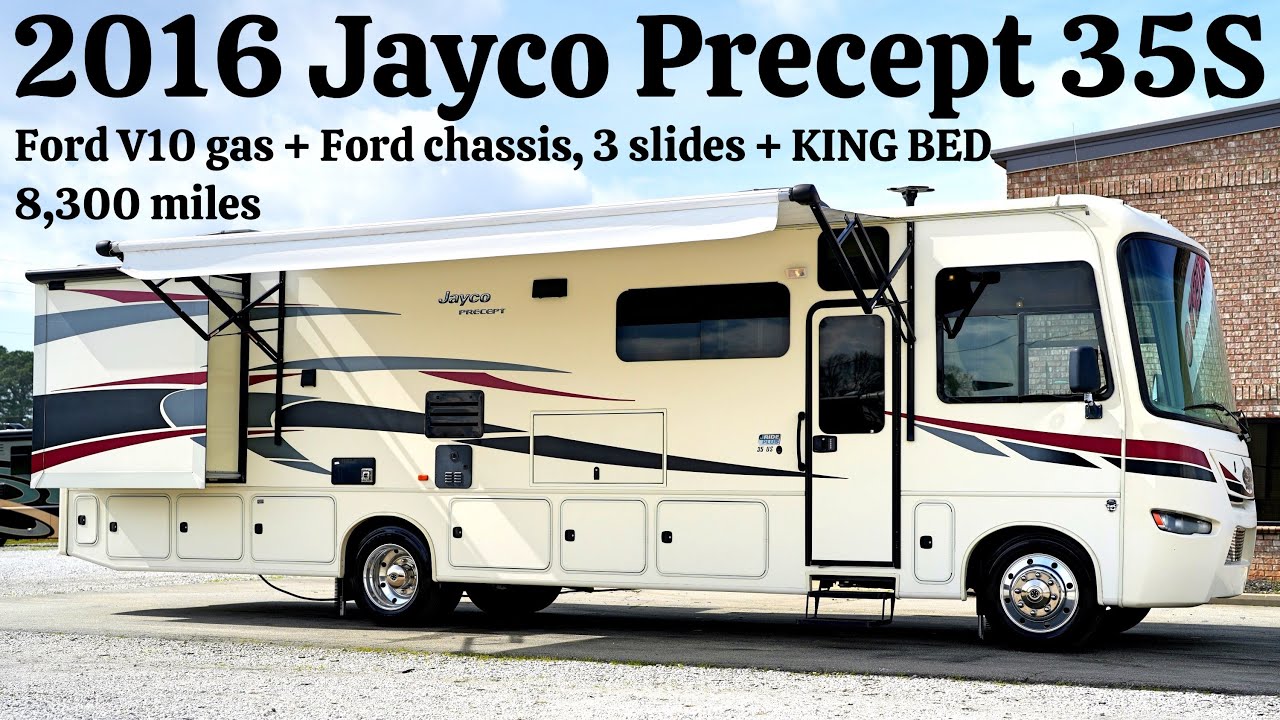 2016 Jayco Precept 35S A Class Ford V10 Gas Motorhome from Porter's RV Sales - $76,900