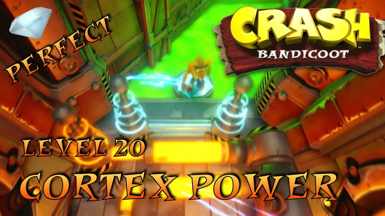 ⚡ Cortex Power &ndash; Perfect Gem Run | Crash Bandicoot (1996)