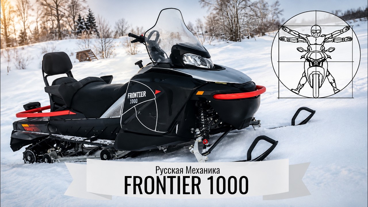 Лучший снегоход из России? Первый тест RM FRONTIER 1000 2021 года! (перезалив)