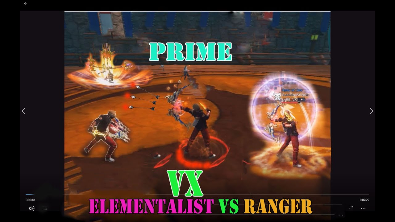 C9 2021 PRIME(elementalist) VS (ranger)VX CRASHMATCH