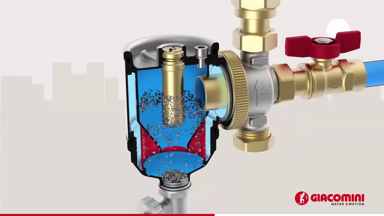 GIACOMINI R146C   Magnetic dirt separator ▶️ How it works 🇬🇧