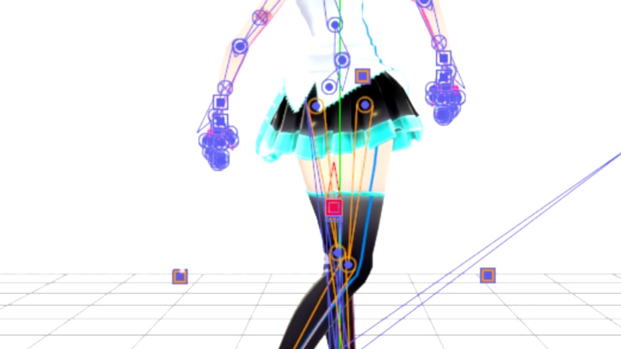 [PDFT x MMD] Bone placement for PDFT motions without PMX Editor [plus a Model DL UwU]