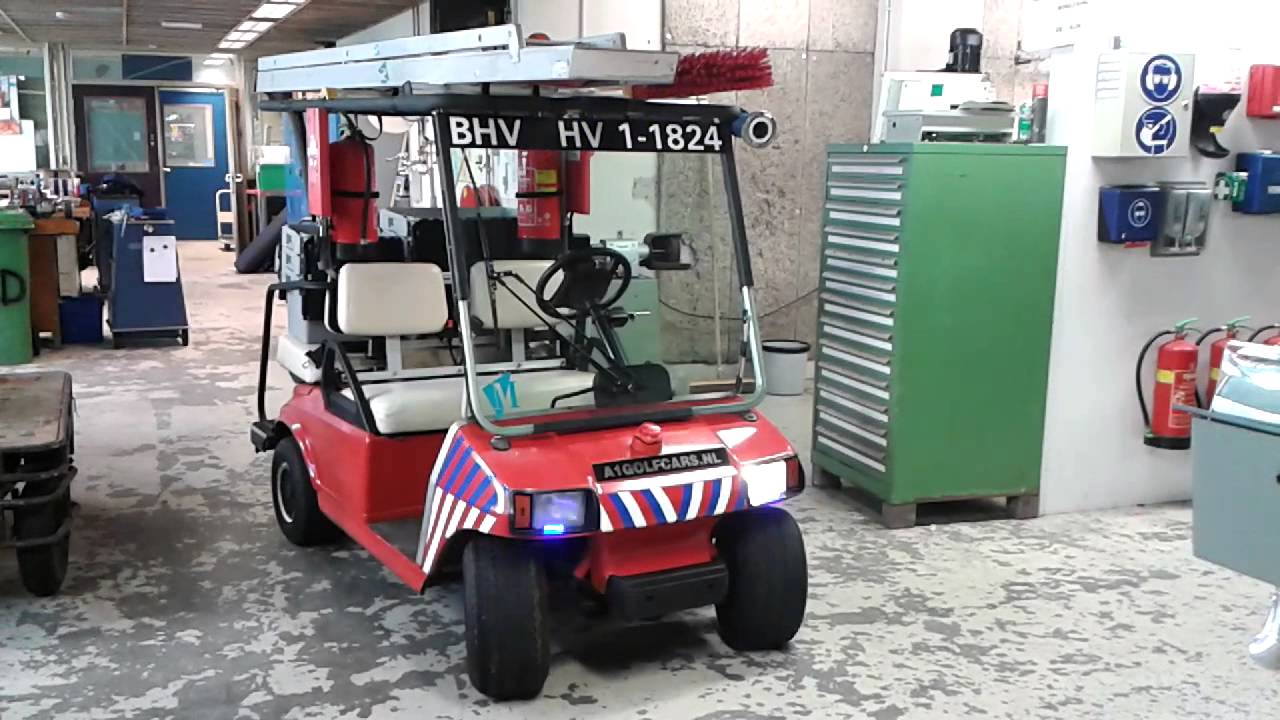 BHV electrische golfcar (zwaailicht en sirene)