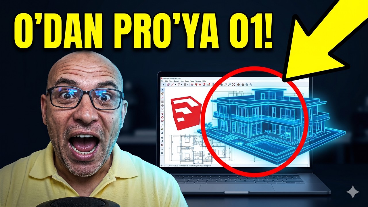 Sketchup 2026 Temel Eğitimi Açılış ve Önemli Konular 01 #sketchup