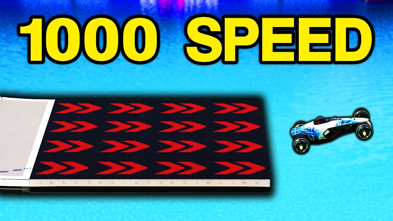 Beating Trackmania but the Boosters are 100x Stronger...