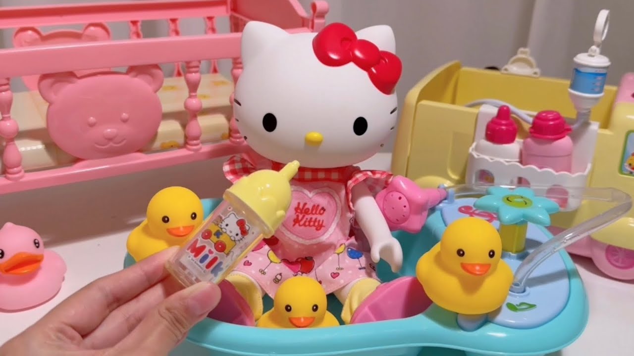[💸toy asmr💸] Hello Kitty Babysitting🍼 아기 헬로키티 돌봐주기