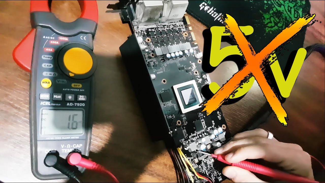 Reparo Gigabyte GTX 970 G1 Gaming (Sem tensão de 5v) Por que?