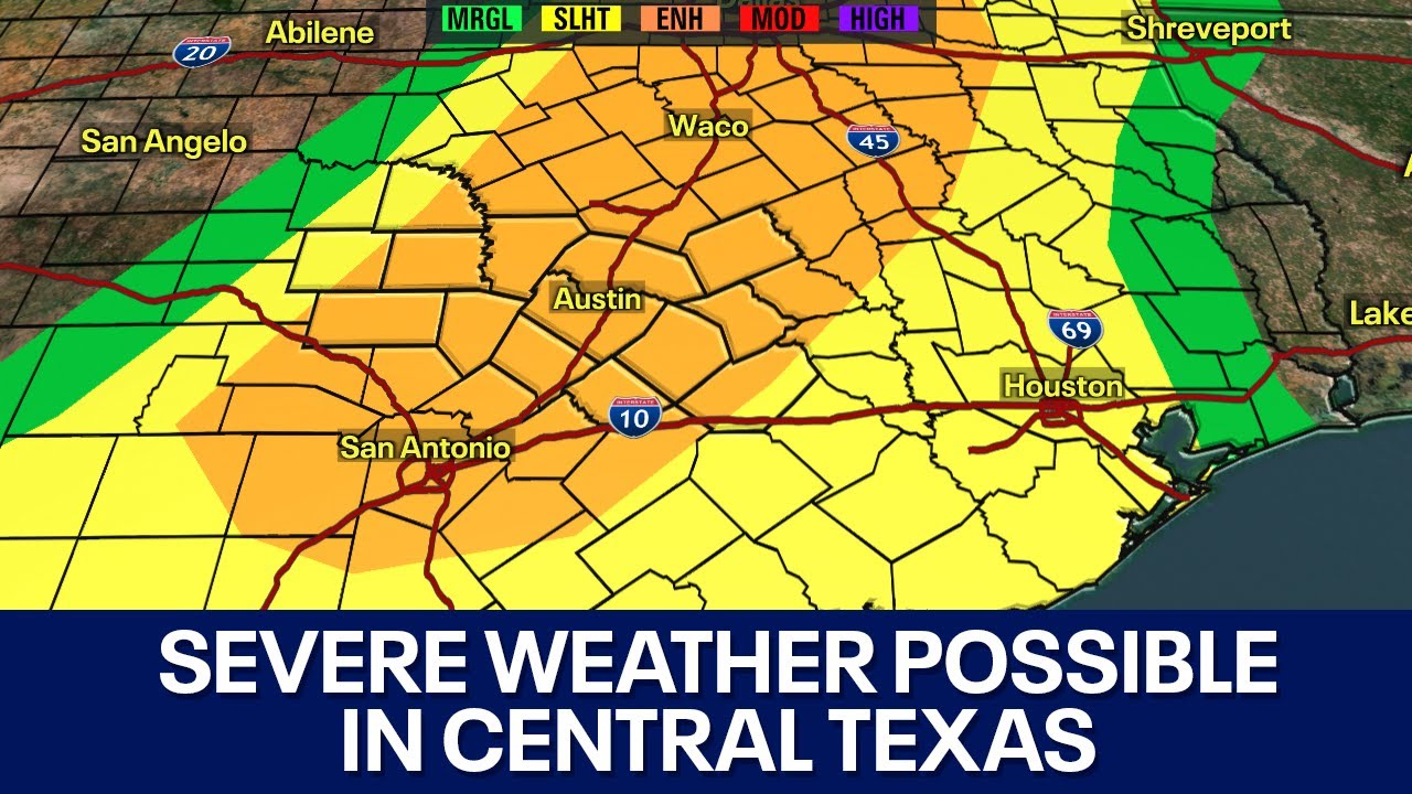 Risk of severe storms in Central Texas on 4/28 | FOX 7 Austin