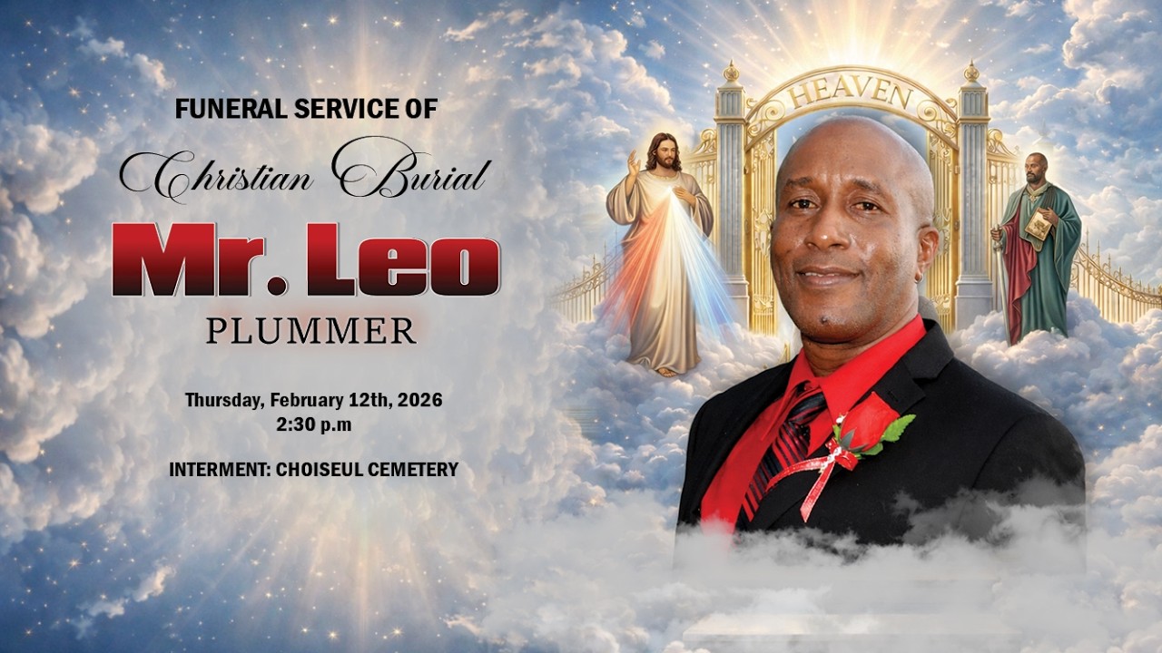 Funeral Service of Christian Burial for Leo Plummer