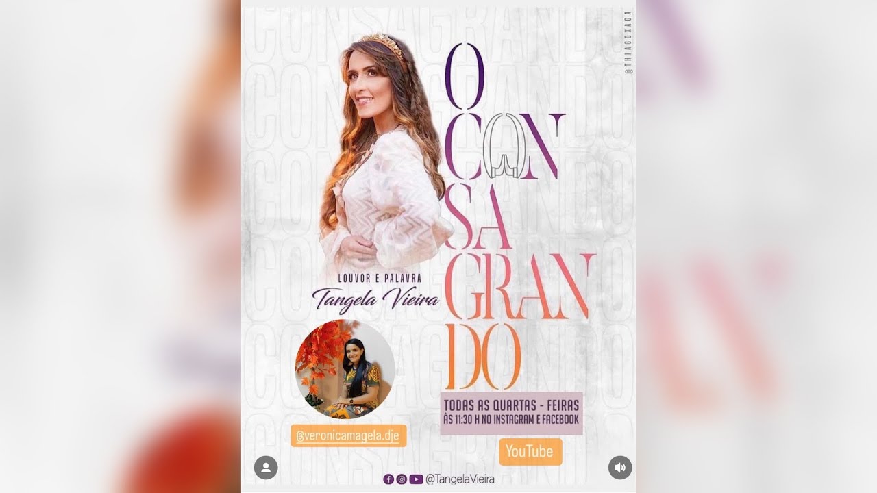O Consagrando #34 #tangelavieira pregação Missa. Verônica.
