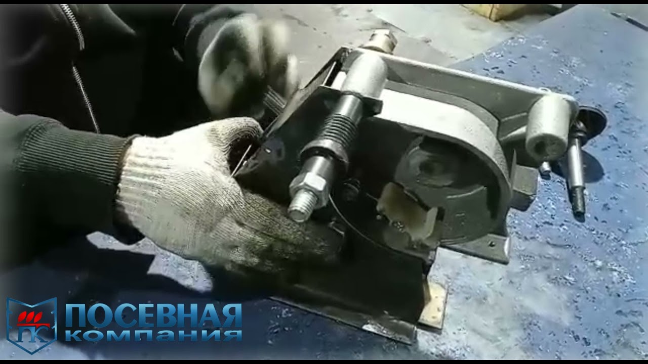 Сборка высевающего аппарата сеялки СПЧ