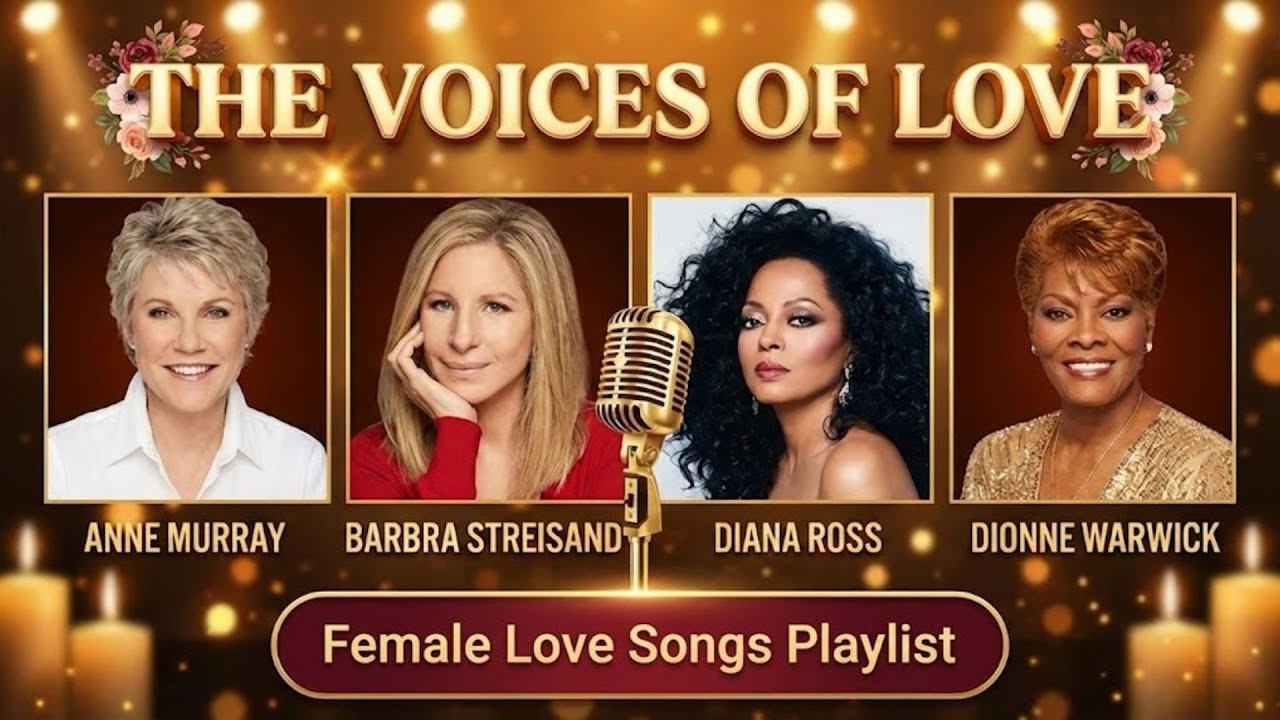 The Voices of Love: Anne Murray, Diana Ross, Barbra Streisand, Dionne Warwick💗 Love Songs 80s 90s💗