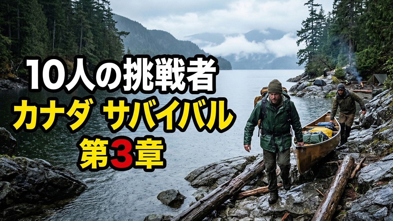 10人がカナダで野生サバイバルに挑戦―パート3（最終回）