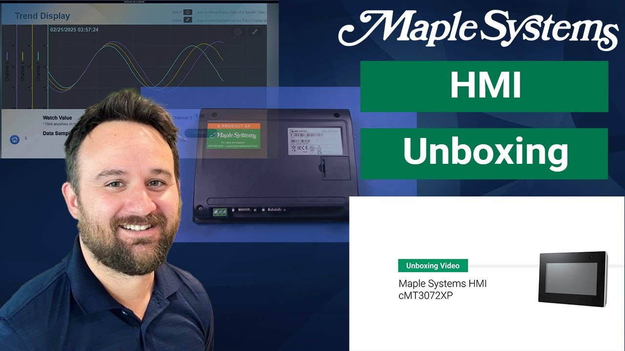 Unboxing a Maple Systems HMI - cMT3072XP