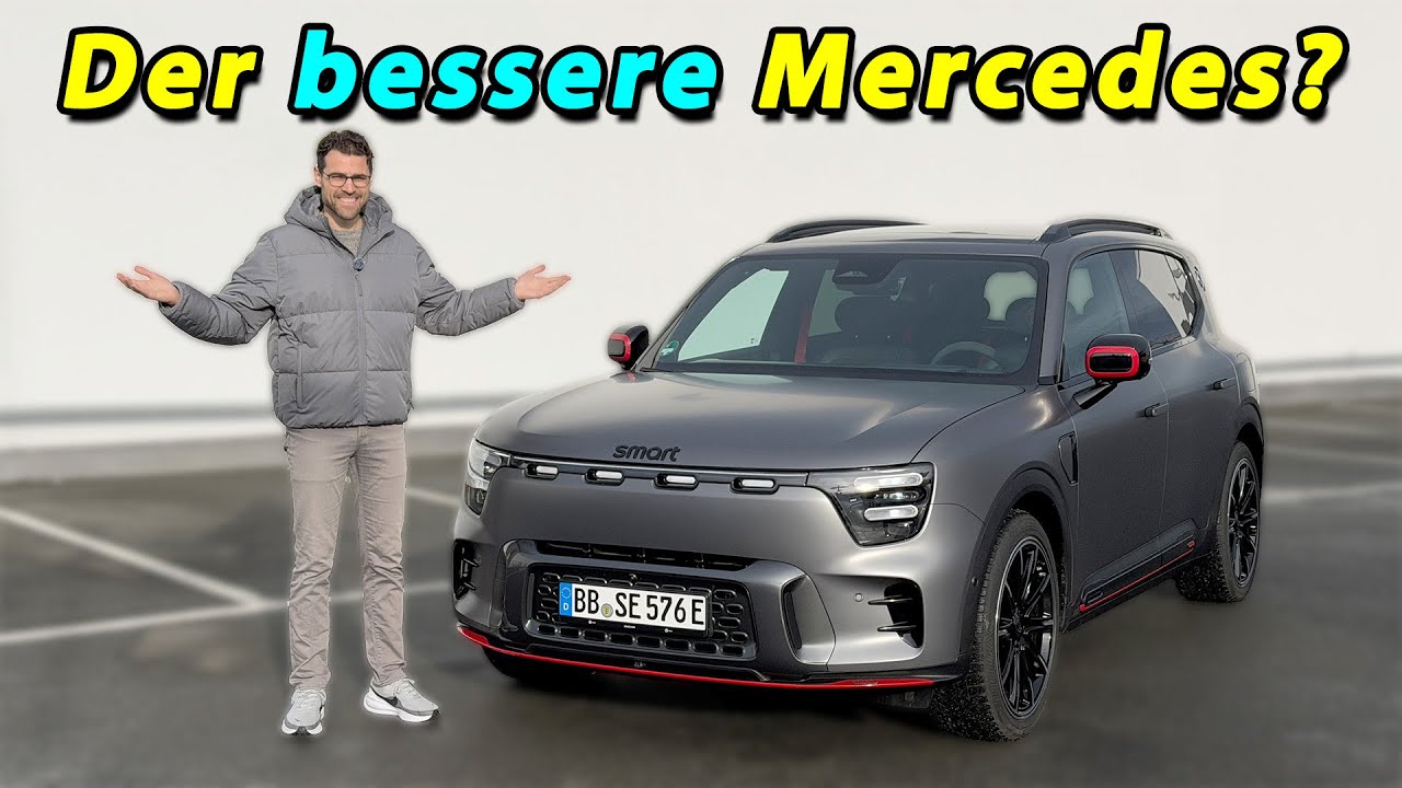 Smart #5 Brabus im Test - schlägt Mercedes GLB, GLC EQ und BMW iX3?
