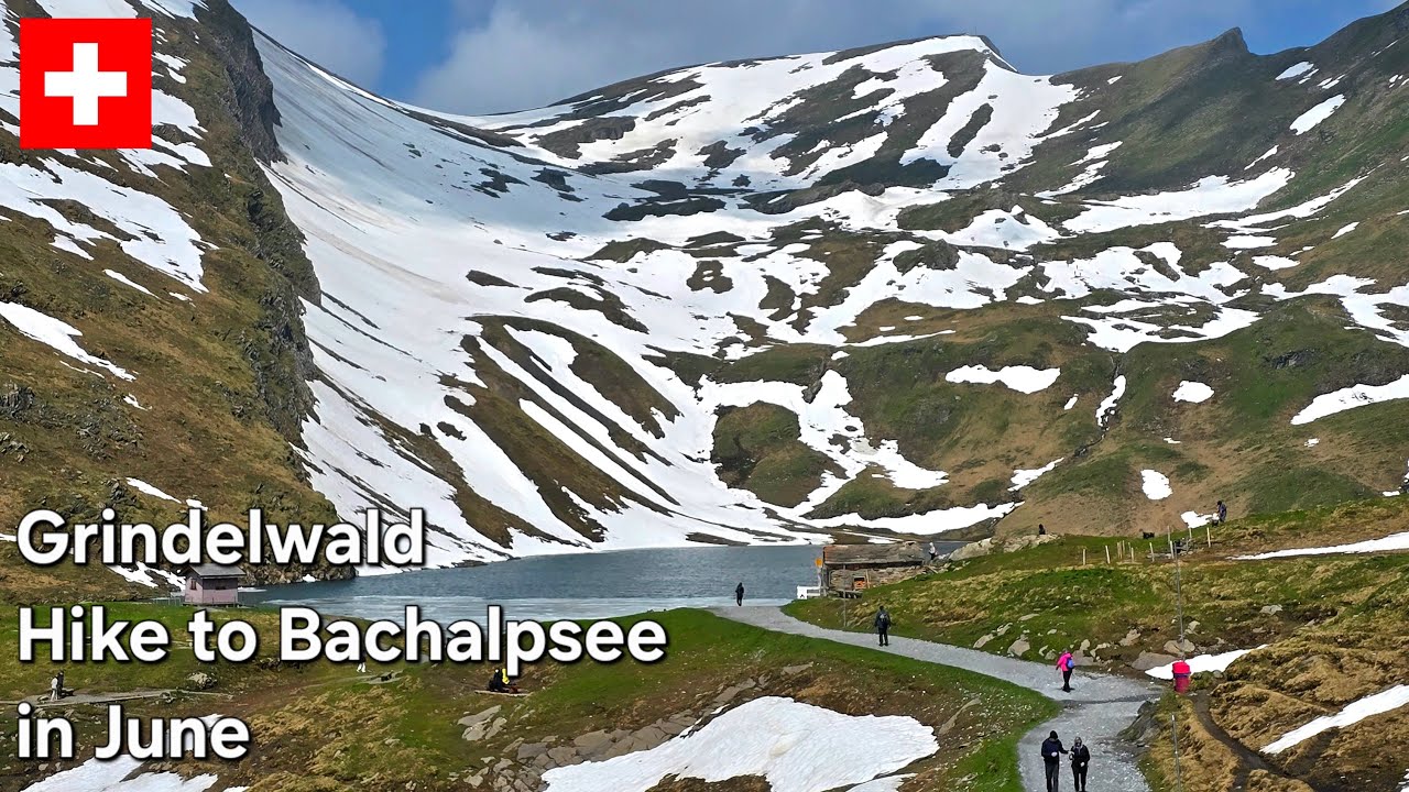 We hike to Bachalpsee in the mountains near Grindelwald and take a trottinet downhill ride.