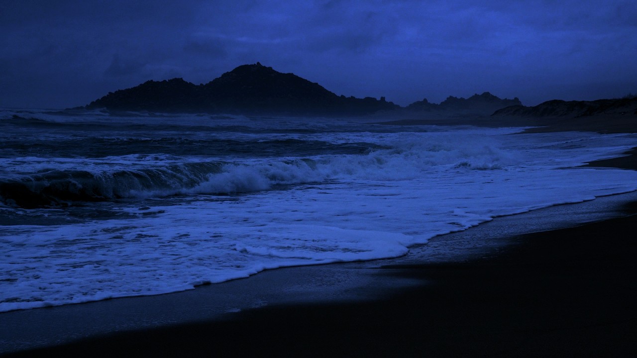 Deep Sleep with Dark Ocean Waves | Soothing Night Ocean Sounds For Sleeping, Insomnia Relief