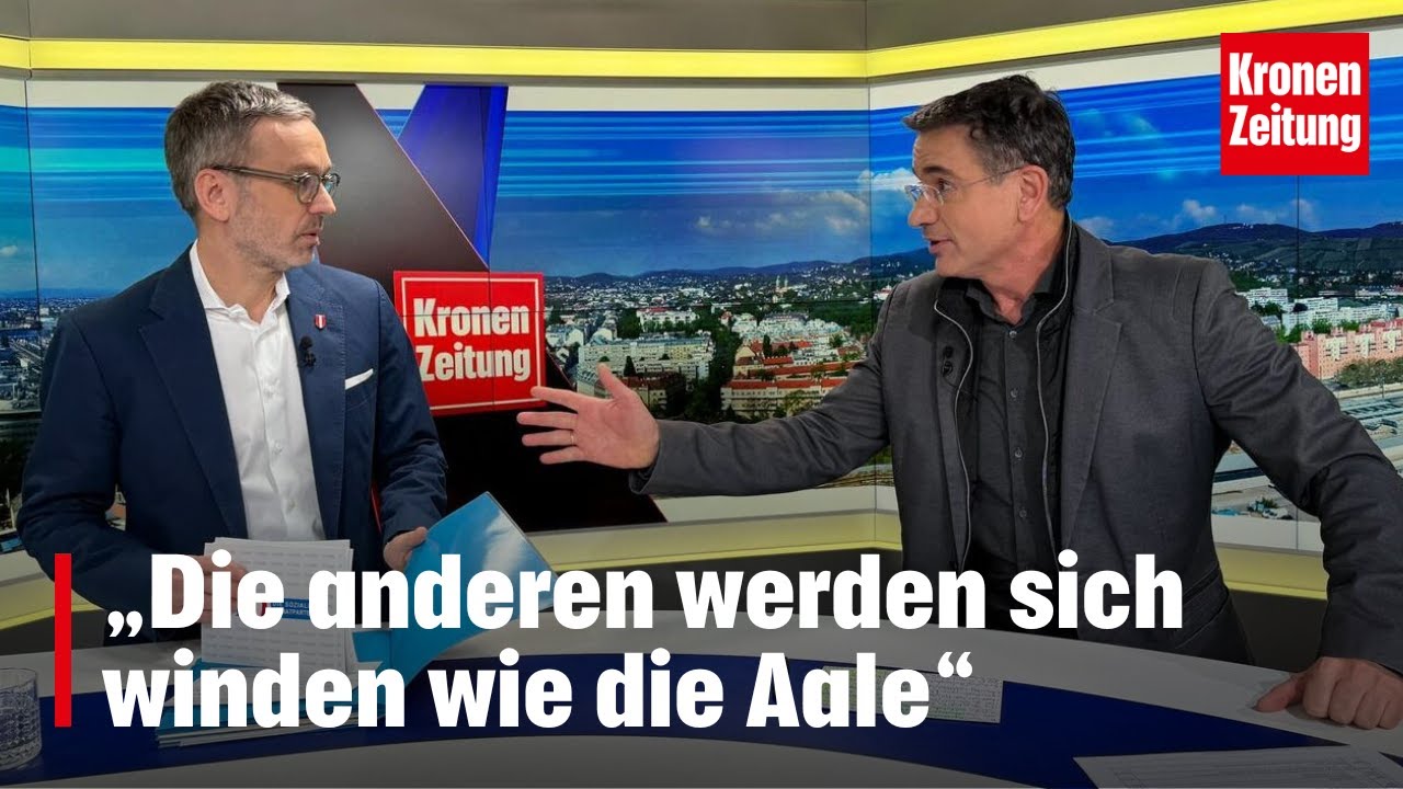 Kickl teilt aus: „Die anderen werden sich winden wie die Aale“ | krone.tv NACHGEFRAGT