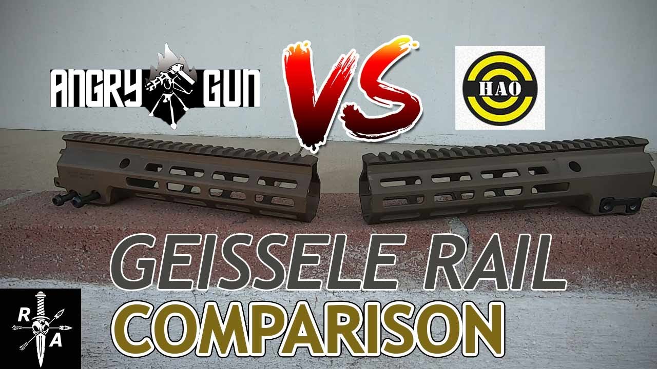 BEST Airsoft GEISSELE MK16 Rail? Angry Gun VS HAO Industries // Team Reaper Actual Review
