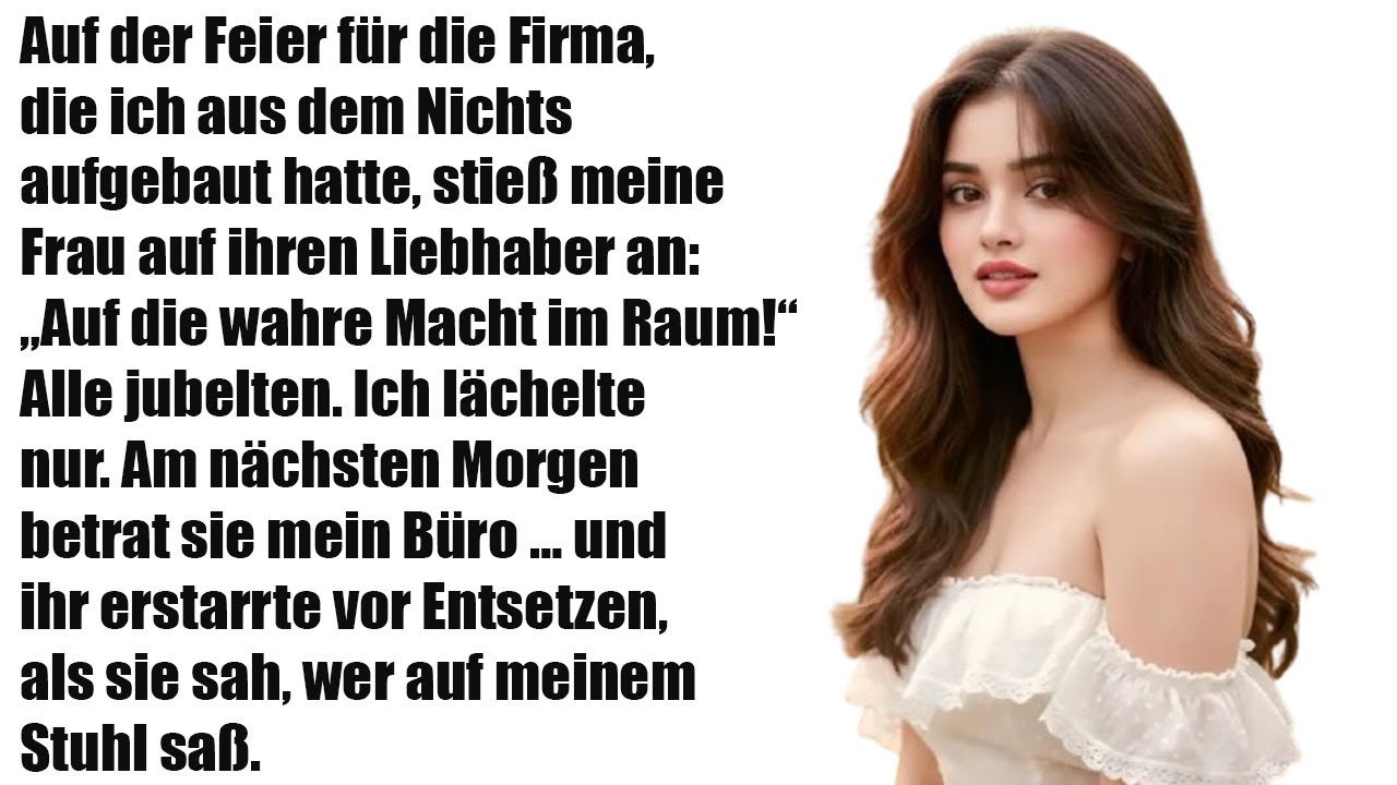 „Auf MEINER Party: Meine Frau prostet ihrem Liebhaber – „Dem wahren Machtbesitzer!““