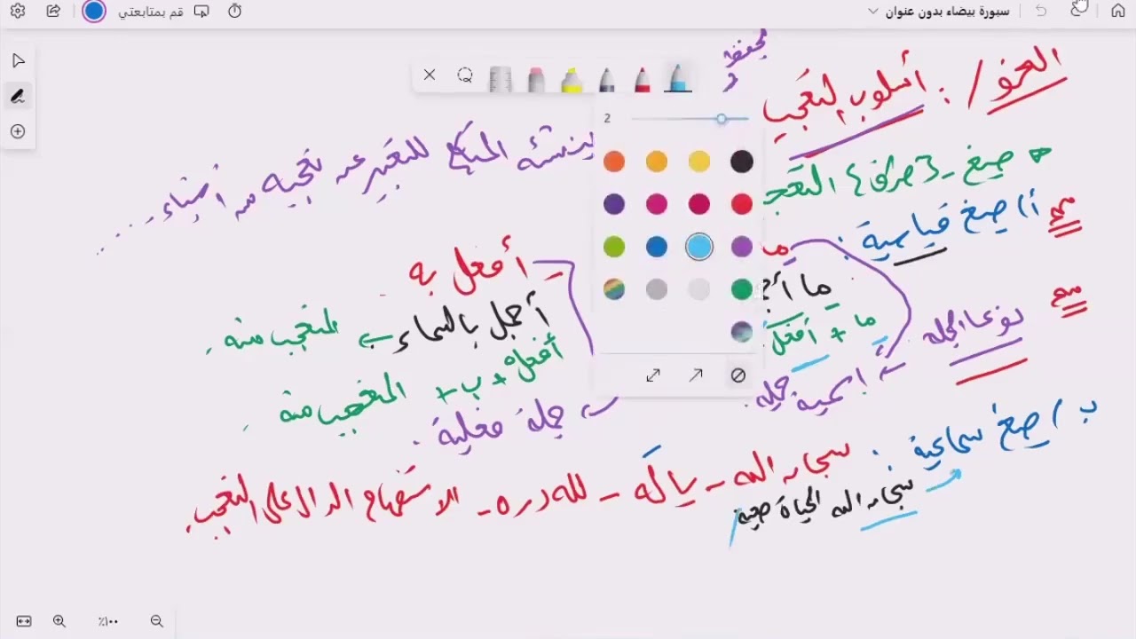 إسلوب التعجب