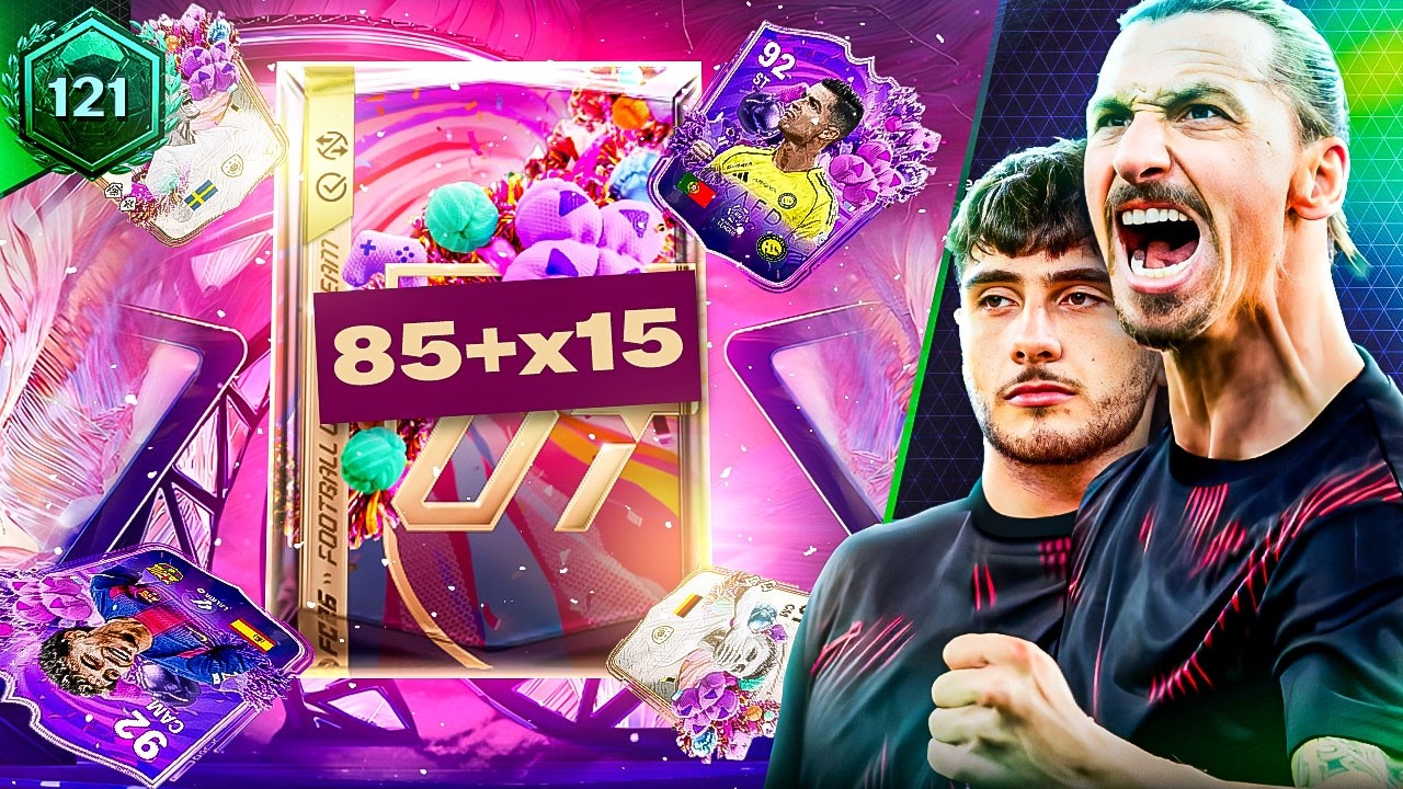 I Opned My 85+ x15 Pack For FUT Birthday!