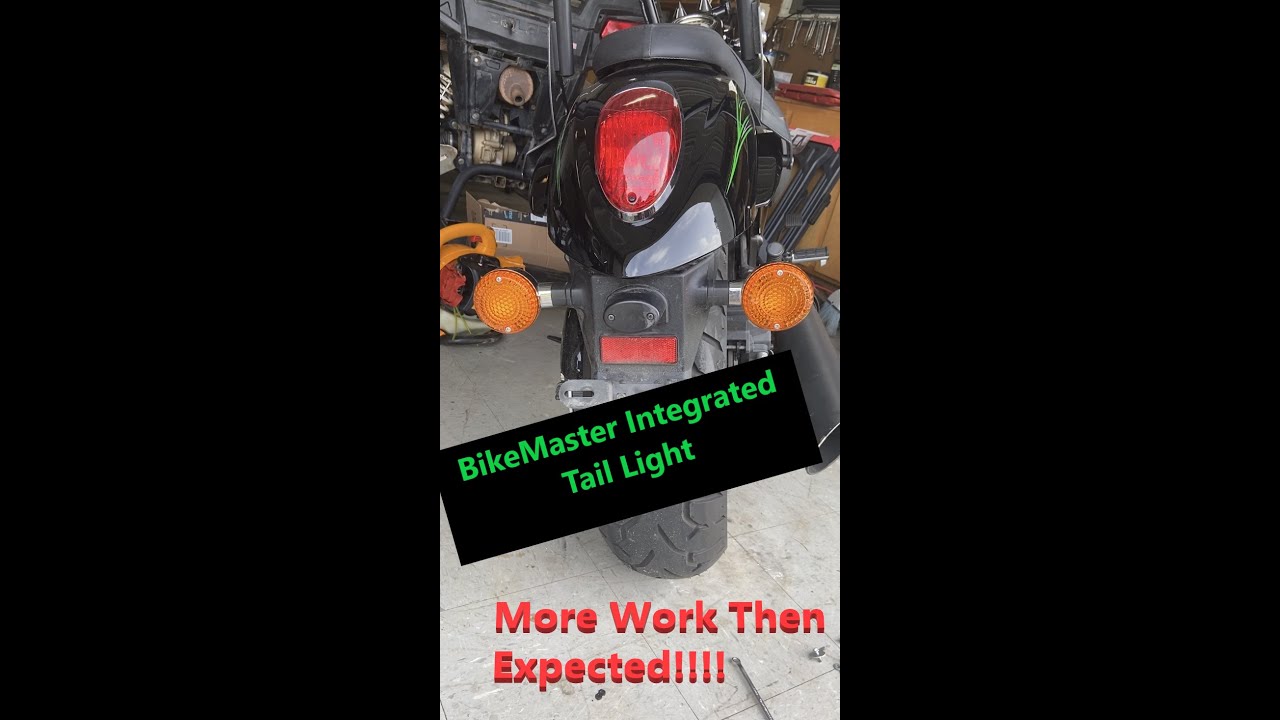 Kawasaki Vulcan Integrated Tail Light Part 1