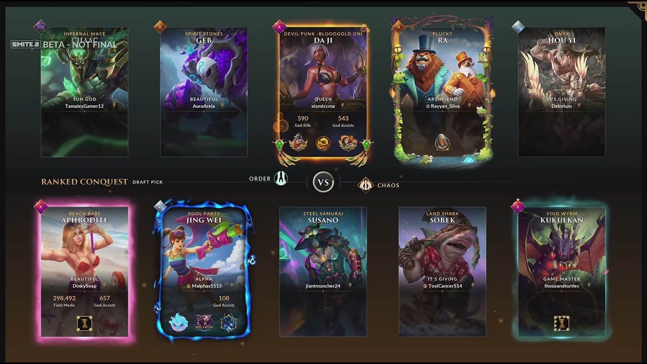 SMITE 2 Ranked Platnium Daji Jungle