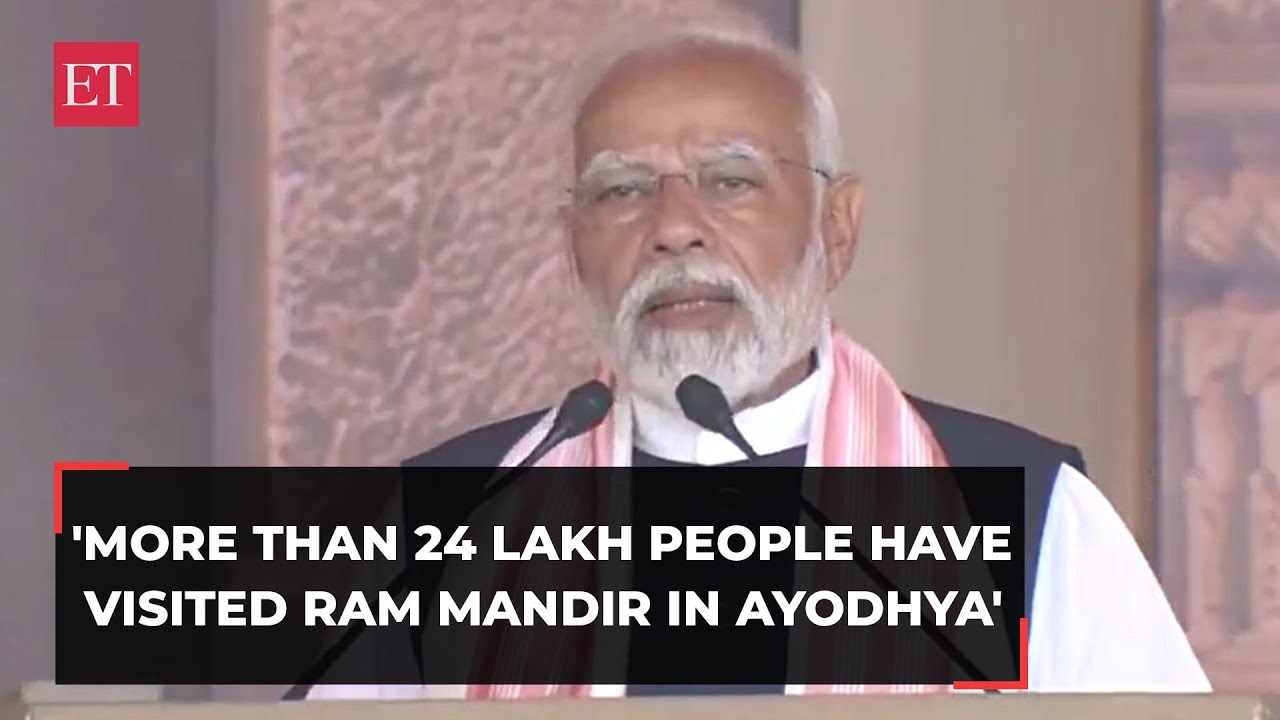 'More than 24 lakh people have visited Ram Mandir in Ayodhya in less than 12 days…': PM Modi