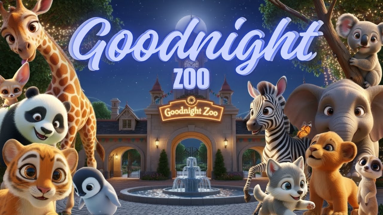 Day to Night Sleep Routine 🌙 Calming Goodnight Zoo Story for Baby & Toddler 💤