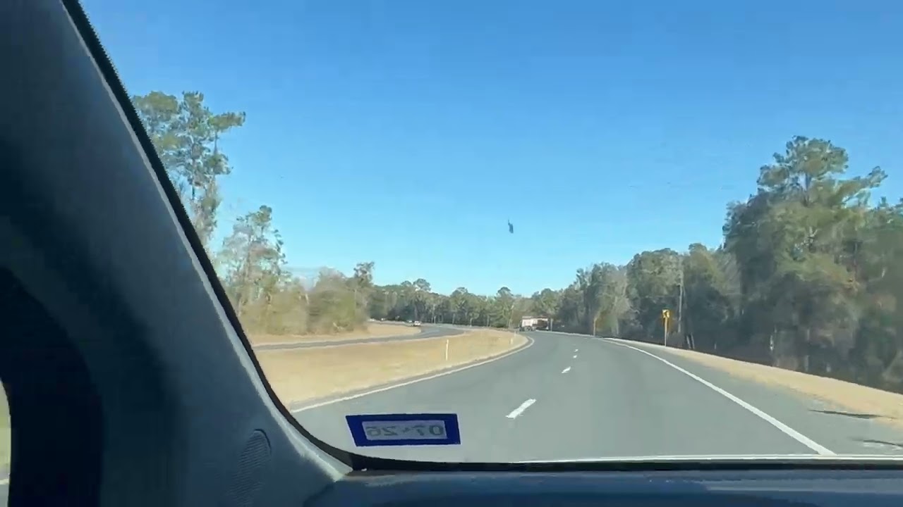 US 19 South crossing the Suwannee River