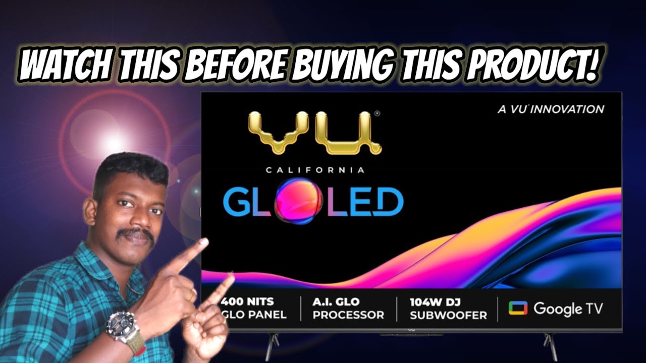 VU GLOLED 126cm 50 inch ultra hd 4k led  smart google tv unboxing|full view|full settings & uses