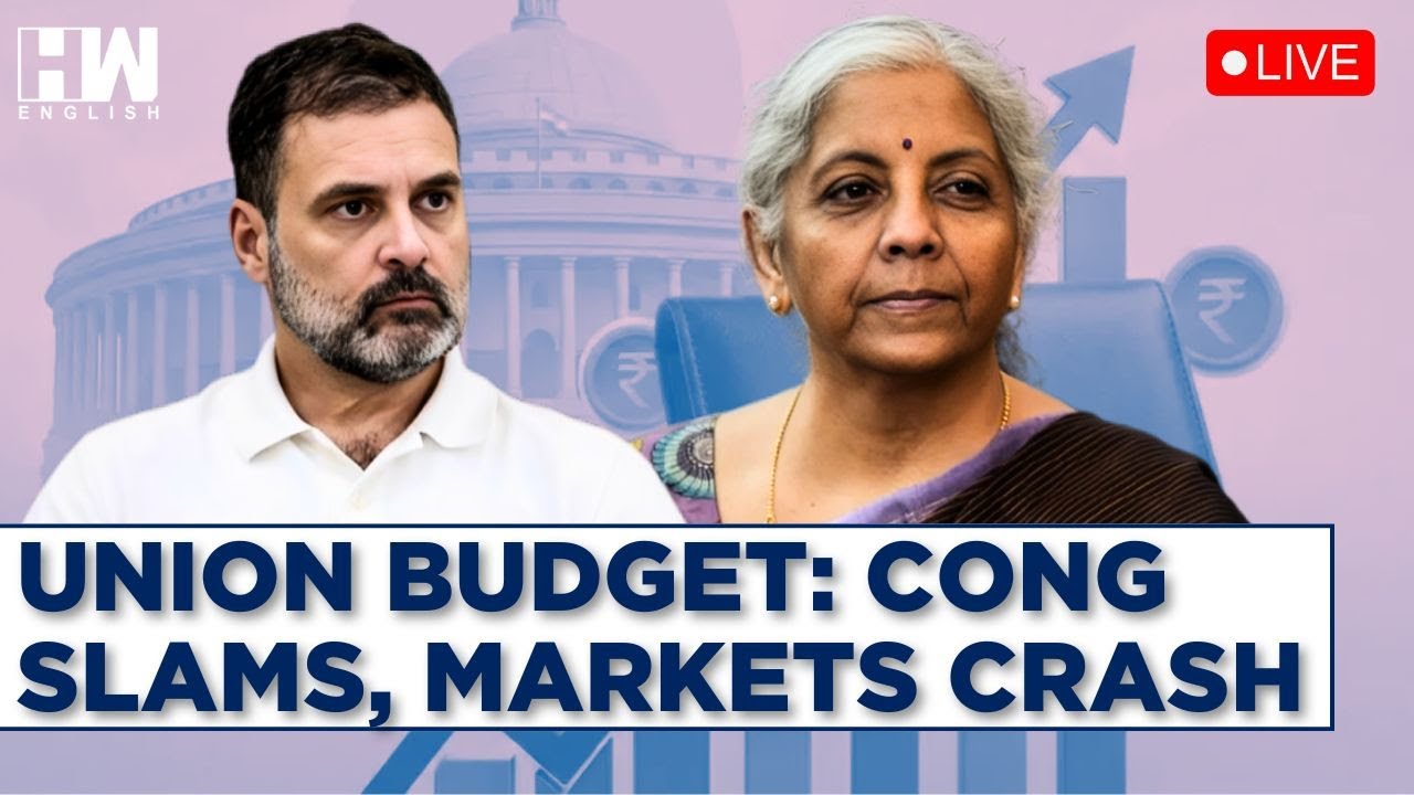Budget 2026 LIVE News Updates: Stock Market Crashes After Nirmala Sitharaman's Speech, Cong Slams