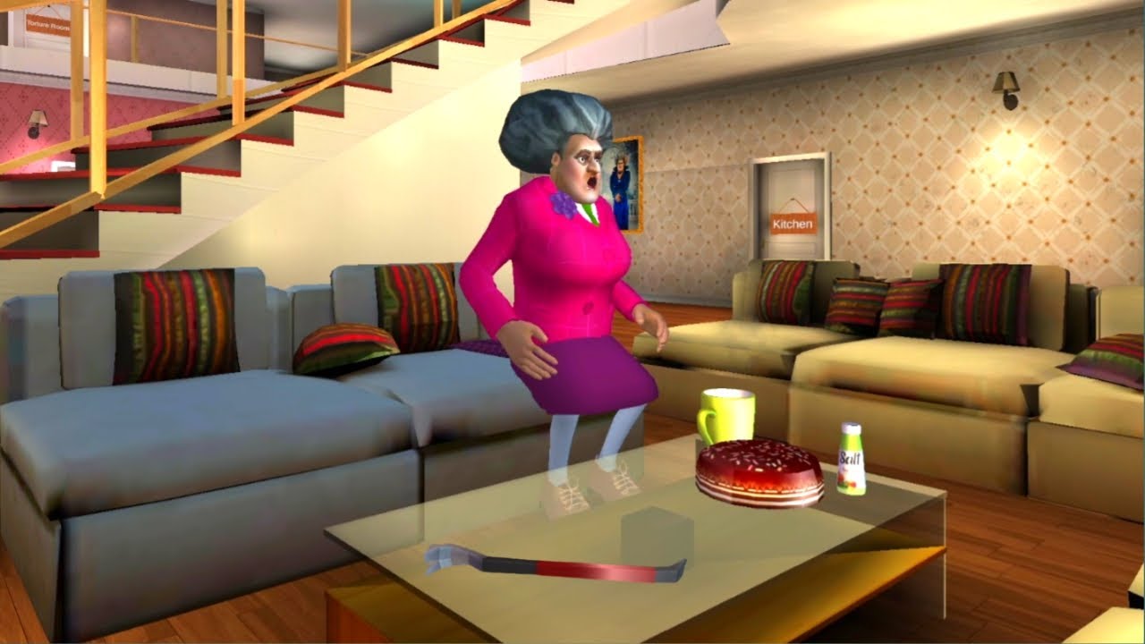 Scary Teacher 3D Pin Attack In the Silent Class | Gamesturday