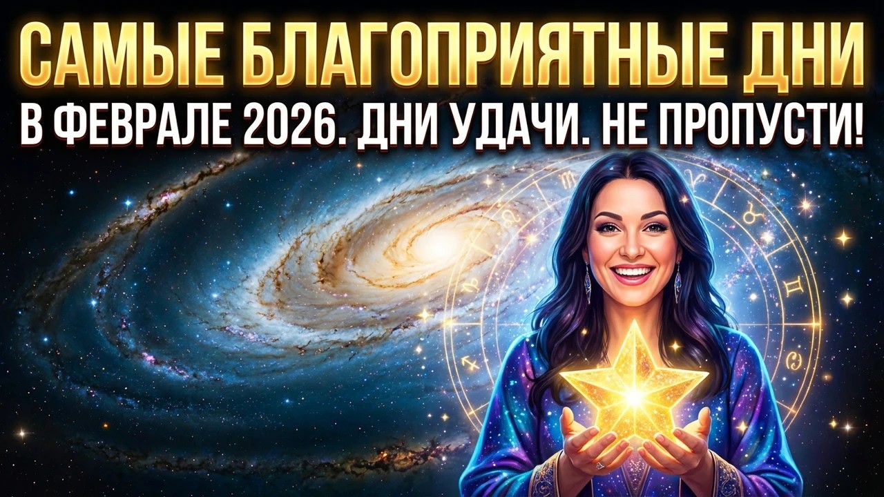 Самые благоприятные дни в феврале 2026. Дни удачи. Благоприятные дни для дел в феврале 2026