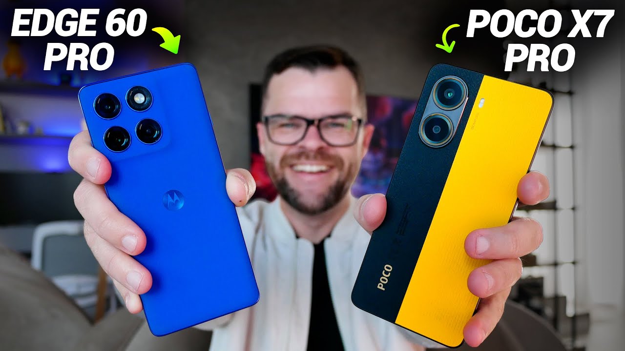 Motorola Edge 60 Pro vs POCO X7 Pro: qual o melhor custo-benefício em 2025